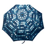  shiny blue sequins Folding Umbrella