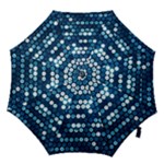  shiny blue sequins Hook Handle Umbrella (Large)