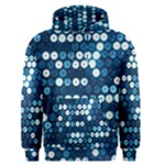  shiny blue sequins Men s Pullover Hoodie