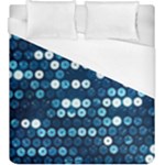  shiny blue sequins Duvet Cover (King Size)