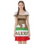 Calexit Short Sleeve Skater Dress