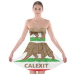 Calexit Strapless Bra Top Dress