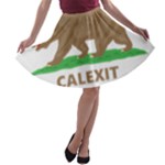 Calexit A-line Skater Skirt