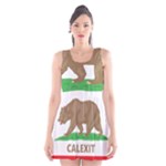 Calexit Scoop Neck Skater Dress