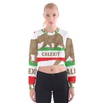 Calexit Women s Cropped Sweatshirt