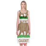 Calexit Midi Sleeveless Dress