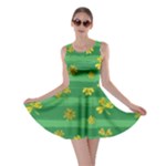 St Patricks Golden Shamrocks Skater Dress