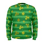 St Patricks Golden Shamrocks Men s Sweatshirt