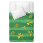 St Patricks Golden Shamrocks Duvet Cover Double Side (Single Size)