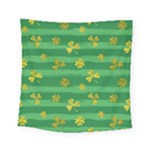 St Patricks Golden Shamrocks Square Tapestry (Small)