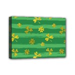 St Patricks Golden Shamrocks Mini Canvas 7  x 5  (Stretched)