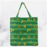 St Patricks Golden Shamrocks Grocery Tote Bag