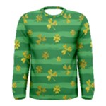 St Patricks Golden Shamrocks Men s Long Sleeve Tee