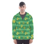 St Patricks Golden Shamrocks Hooded Wind Breaker (Men)