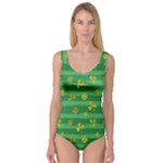 St Patricks Golden Shamrocks Princess Tank Leotard 