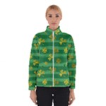 St Patricks Golden Shamrocks Winter Jacket