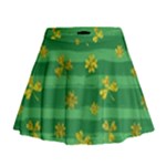 St Patricks Golden Shamrocks Mini Flare Skirt