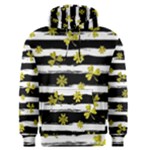 st patricks black white clover Men s Pullover Hoodie