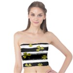 st patricks black white clover Tube Top