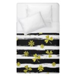 st patricks black white clover Duvet Cover (Single Size)