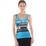 blue Delorean Tank Top