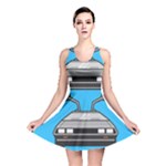 blue Delorean Reversible Skater Dress