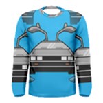 blue Delorean Men s Long Sleeve Tee