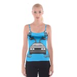 blue Delorean Spaghetti Strap Top