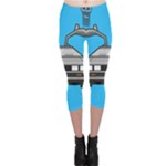 blue Delorean Capri Leggings 