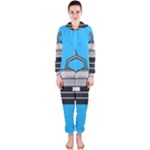 blue Delorean Hooded Jumpsuit (Ladies)