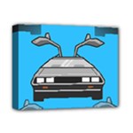 blue Delorean Deluxe Canvas 14  x 11  (Stretched)