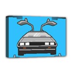 blue Delorean Deluxe Canvas 18  x 12  (Stretched)