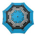 blue Delorean Golf Umbrella