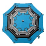 blue Delorean Hook Handle Umbrella (Medium)