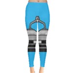 blue Delorean Leggings 