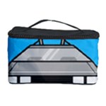 blue Delorean Cosmetic Storage Case