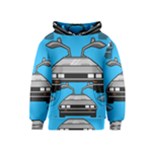 blue Delorean Kids  Pullover Hoodie