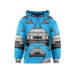 blue Delorean Kids  Zipper Hoodie