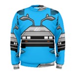 blue Delorean Men s Sweatshirt