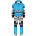 blue Delorean Hooded Jumpsuit (Men)