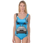 blue Delorean Princess Tank Leotard 