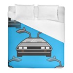 blue Delorean Duvet Cover (Full/ Double Size)