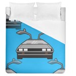 blue Delorean Duvet Cover (Queen Size)