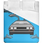 blue Delorean Duvet Cover (California King Size)