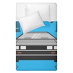 blue Delorean Duvet Cover Double Side (Single Size)