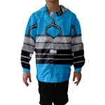 blue Delorean Hooded Wind Breaker (Kids)