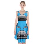 blue Delorean Racerback Midi Dress