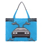 blue Delorean Medium Tote Bag