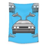 blue Delorean Medium Tapestry