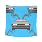 blue Delorean Square Tapestry (Small)